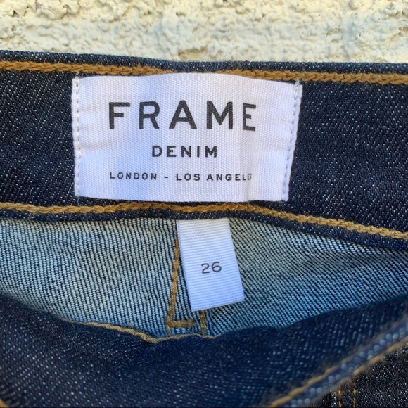 NWOT Frame - Le Flare de Françoise High Waist Flare Jeans in Queens Way - Picture 8 of 8